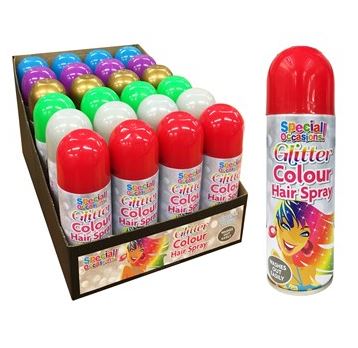 Spray cheveux coloré pailleté 200ml