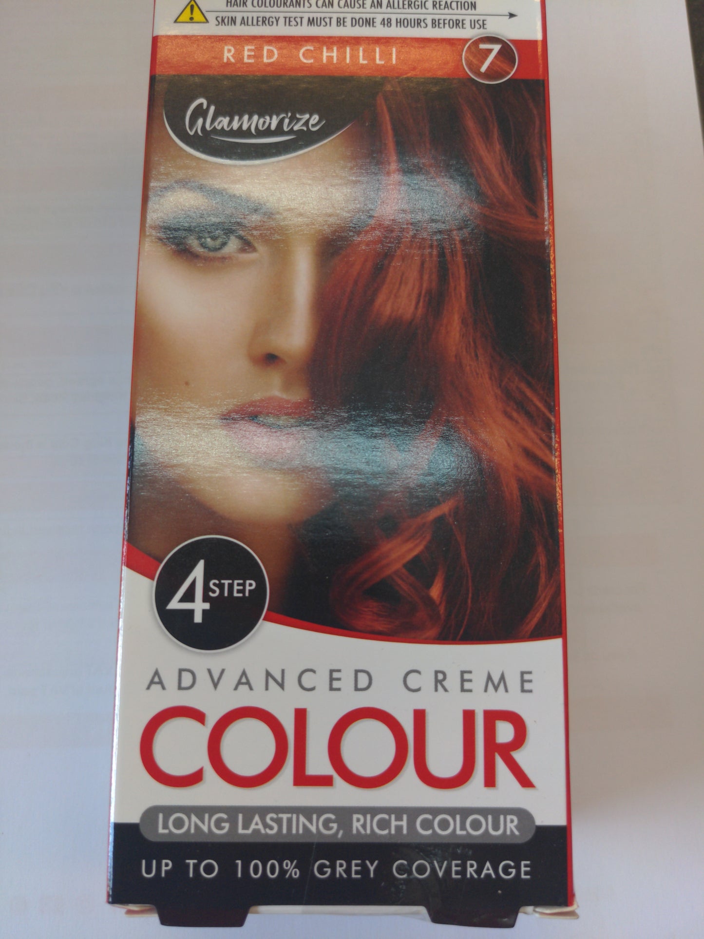 Glamorize Hair Color no 7 Red Chilli