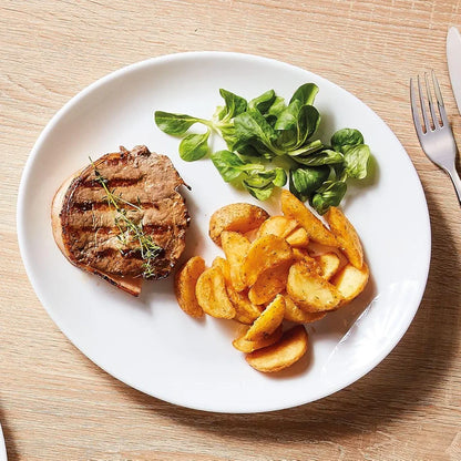 Luminarc BHL Friends Time Steak Plate, Large, White, 30 cm