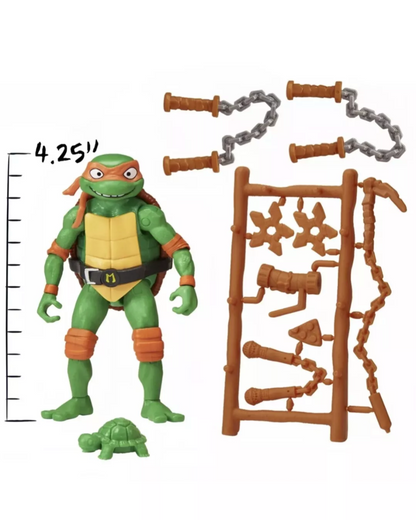 TEENAGE MUNTANT NINJA TURTLES MOVIE BASIC FIGURE MICHELANGELO TMNT COLLECTABLES