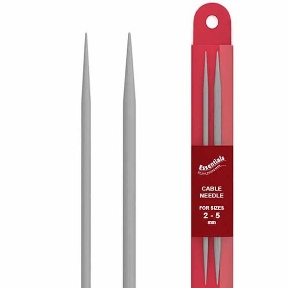 Essentials Straight Cable Needles - 2 -5mm Pack of 2