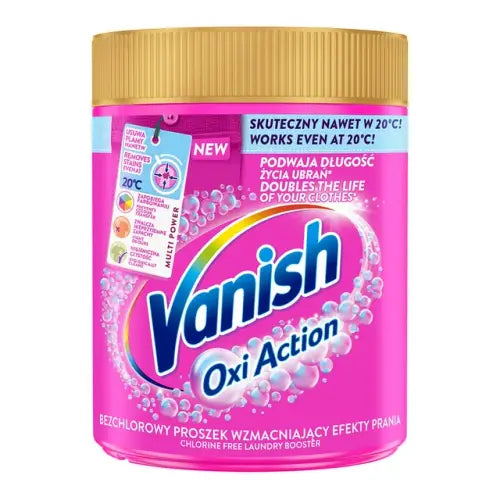 Vanish Oxi action Pink stain remover powder, 470g