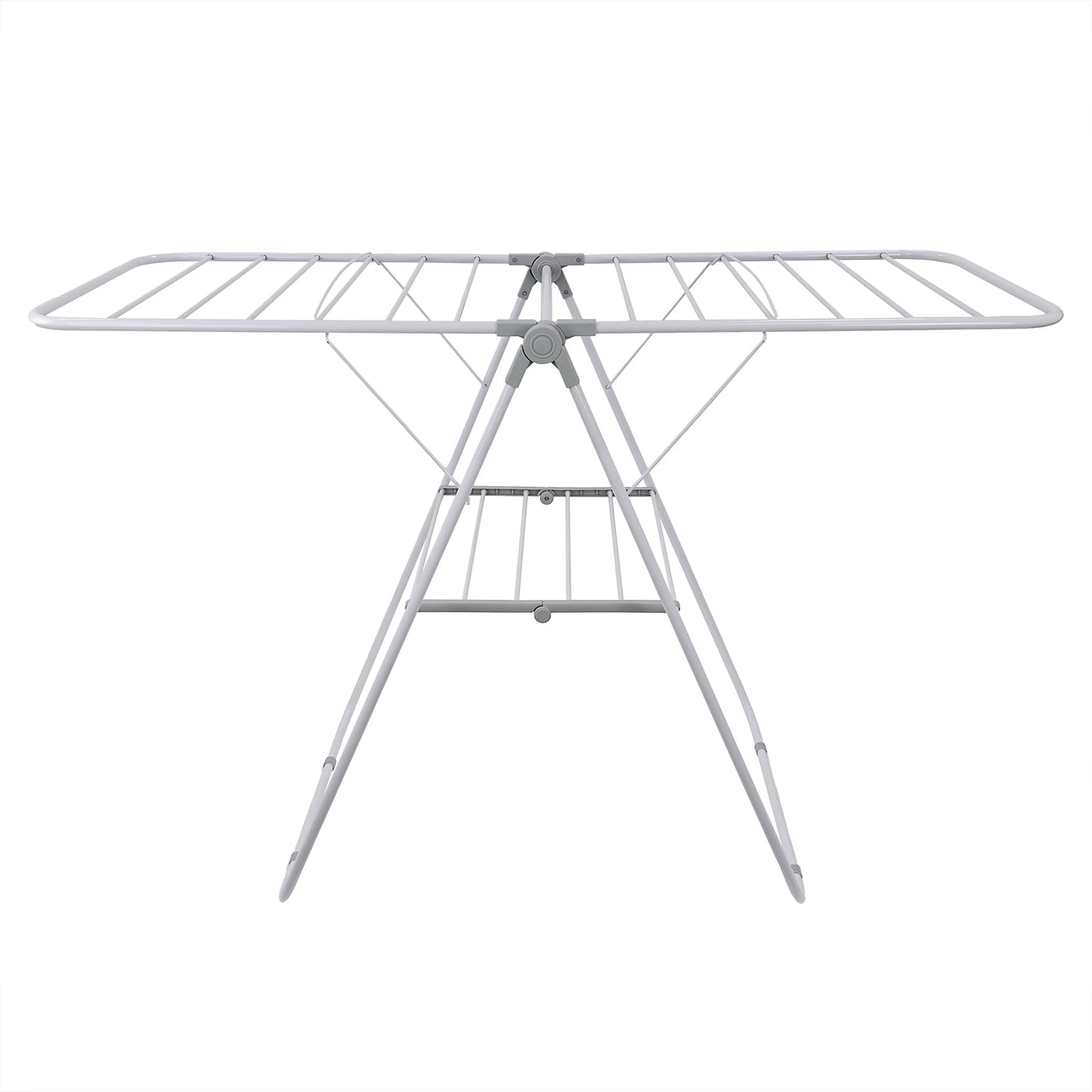 JVL Strong Winged Clothes Drying Airer - 12M, White