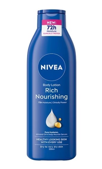 Nivea Lait Corps Hydratant Peaux Sèches 250ml