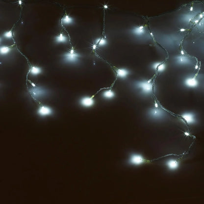 Christmas Workshop 8.5m 360 LED Icicle Chaser Lights - White