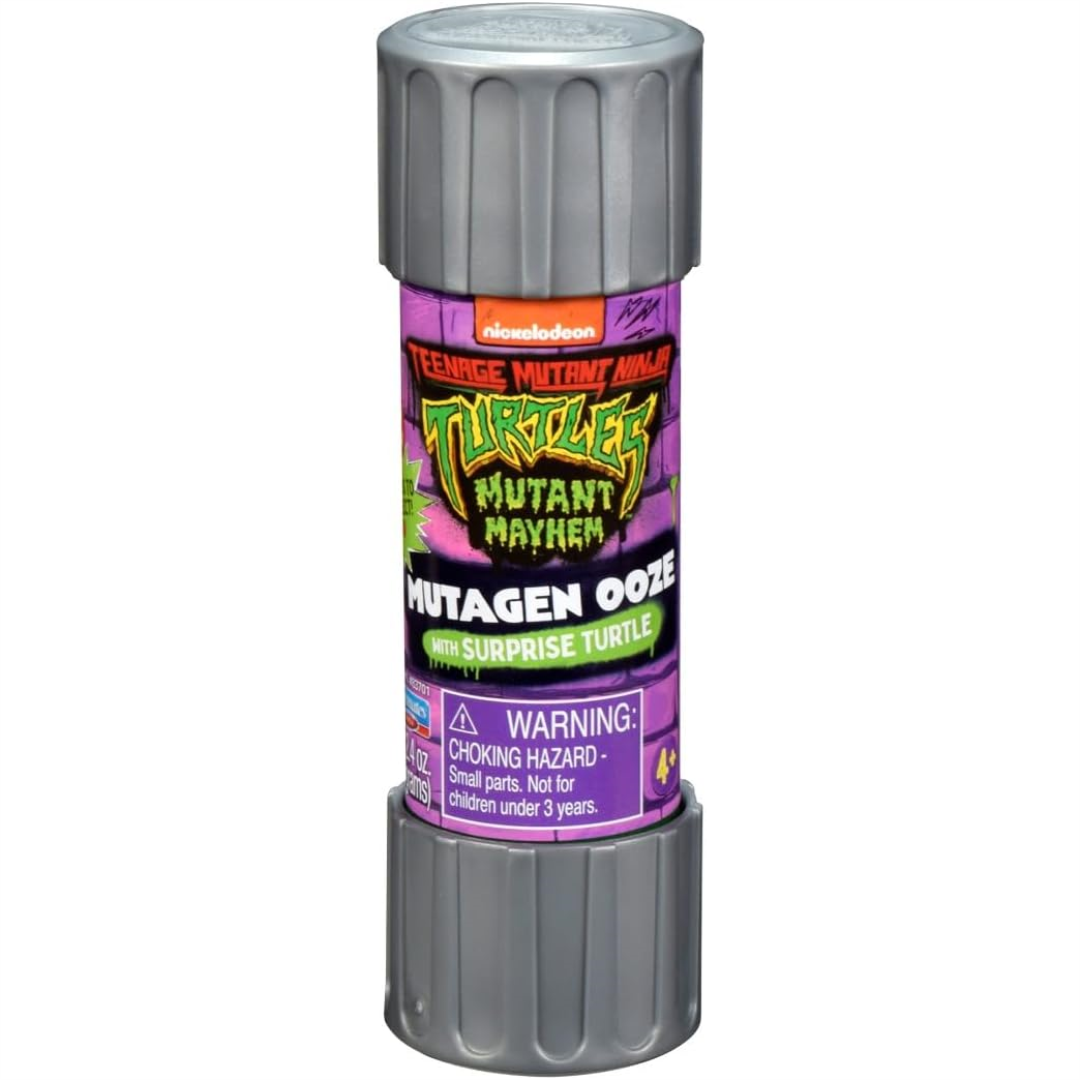 Conteneur de Substance Visqueuse Tortues Ninja Teenage Mutant avec Tortue Surprise