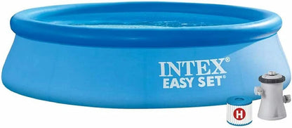 Piscine Intex de 2,44 m, piscine facile à monter avec pompe de filtration