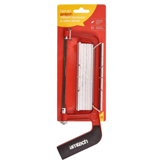 Amtech 150mm (6") Hacksaw and mitre block