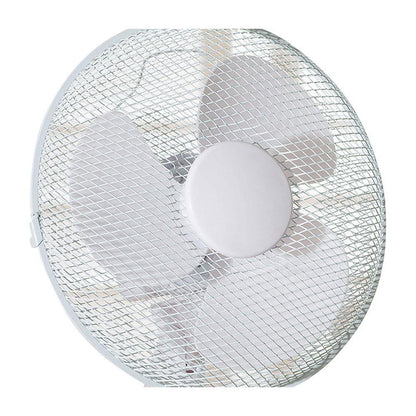 Daewoo 12 Inch Oscillating Desk Fan 3 Speed Settings 40W – White