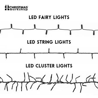 Guirlande lumineuse de Noël The Christmas Workshop 200 LED multicolores avec animation / Intérieur ou extérieur / 13,9 mètres / 8 modes d'éclairage / Idéale pour Noël, les mariages et les jardins