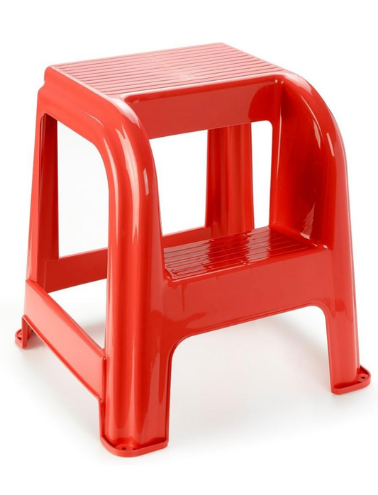 ALBERO 2 MARCHES GRAND TABOURET ROUGE