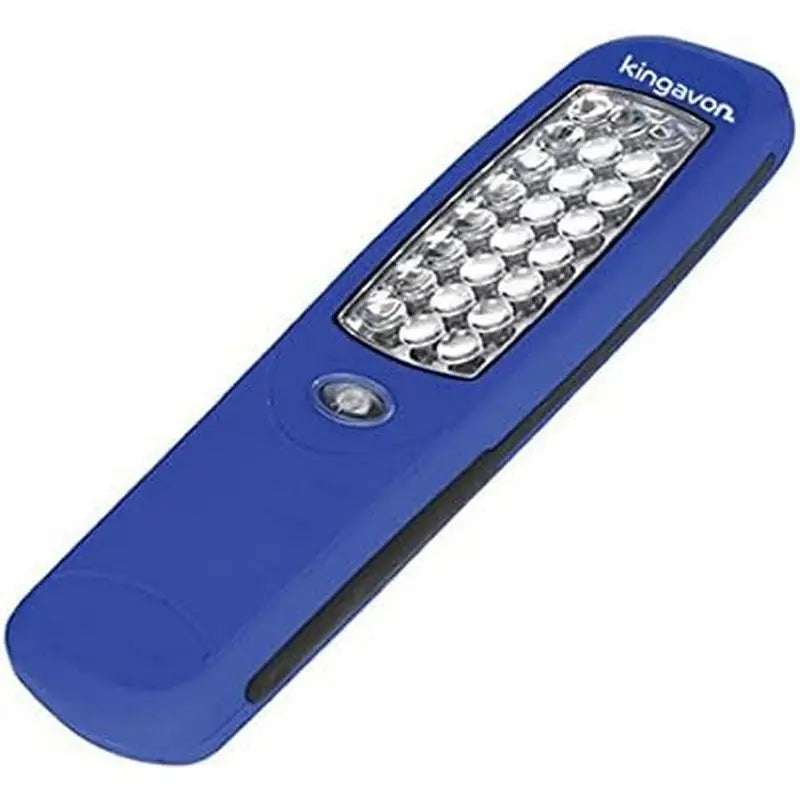 Lampe d'inspection Kingavon 24 LED avec crochet magnétique pour travail, maison, voiture – Couleurs assorties et lumineuses