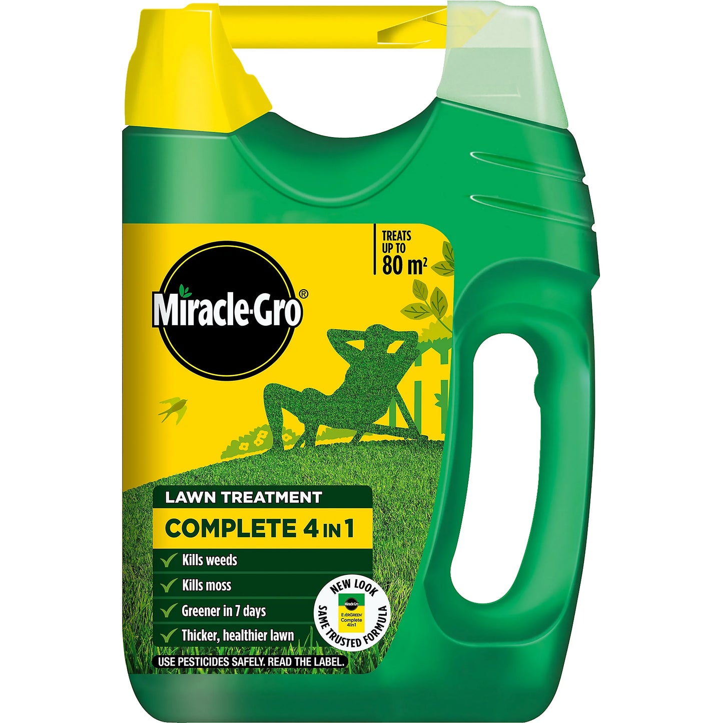 Miracle-Gro Complete 4in1 Lawn treatment with Spout 80m² 2.8kg