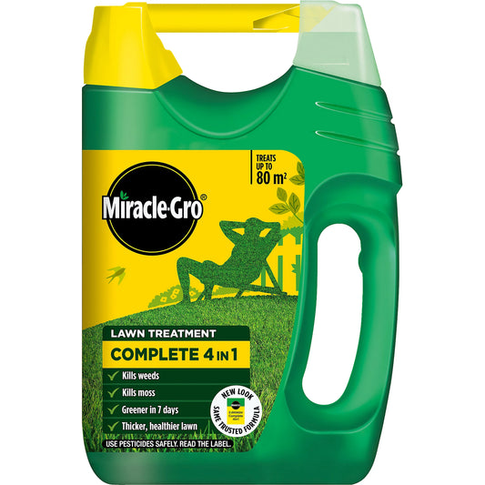 Miracle-Gro Complete 4in1 Lawn treatment with Spout 80m² 2.8kg