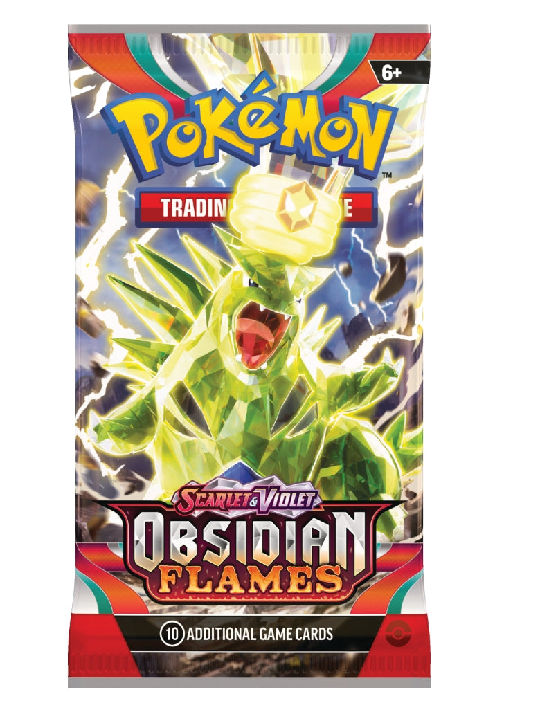 Pokemon Écarlate et Violet Flammes Obsidiennes Pack de boosters