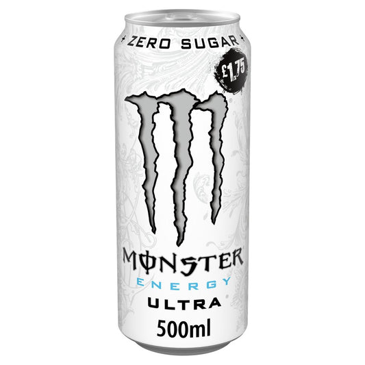 Monster Energy Drink Ultra Zero Sugar 500ml PM £1.75
