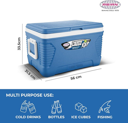 Asian Thermowagon 32 LTR | Insulated Ice Coolers  Blue ,Red