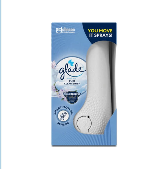 Glade Sense & Spray Motion Activated Automatic Holder Clean Linen 18ml