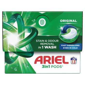 Ariel 3en1 PODS®, Capsules de lessive liquide 13 lavages