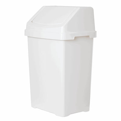 WHAM CASA WHITE SWING BIN 50LTR