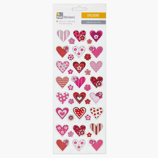 Fun stickers Hearts 914