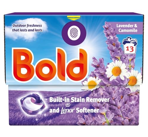 BOLD LESSIVE CAPSULES LIQUIDE TOUT EN 1 13 LAVANDE & CAMOMILLE