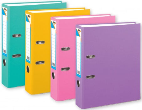 Classeur à levier TIGER A4 Couleurs Pastel - 302380