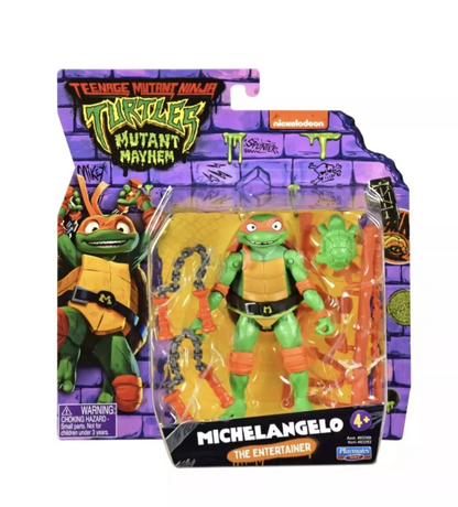 TEENAGE MUNTANT NINJA TURTLES MOVIE BASIC FIGURE MICHELANGELO TMNT COLLECTABLES