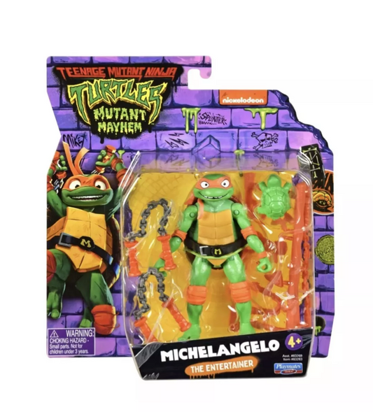 TEENAGE MUNTANT NINJA TURTLES MOVIE BASIC FIGURE MICHELANGELO TMNT COLLECTABLES