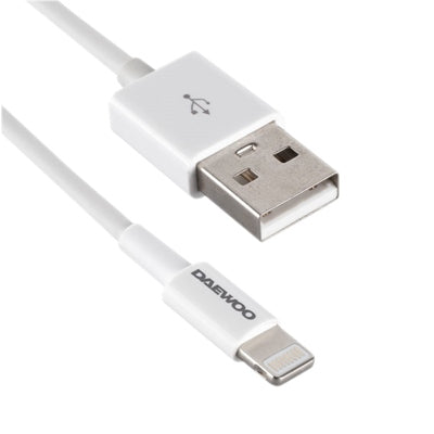 Daewoo USB To iPhone 2.1A Fast Charge  Lightning Cable 1m