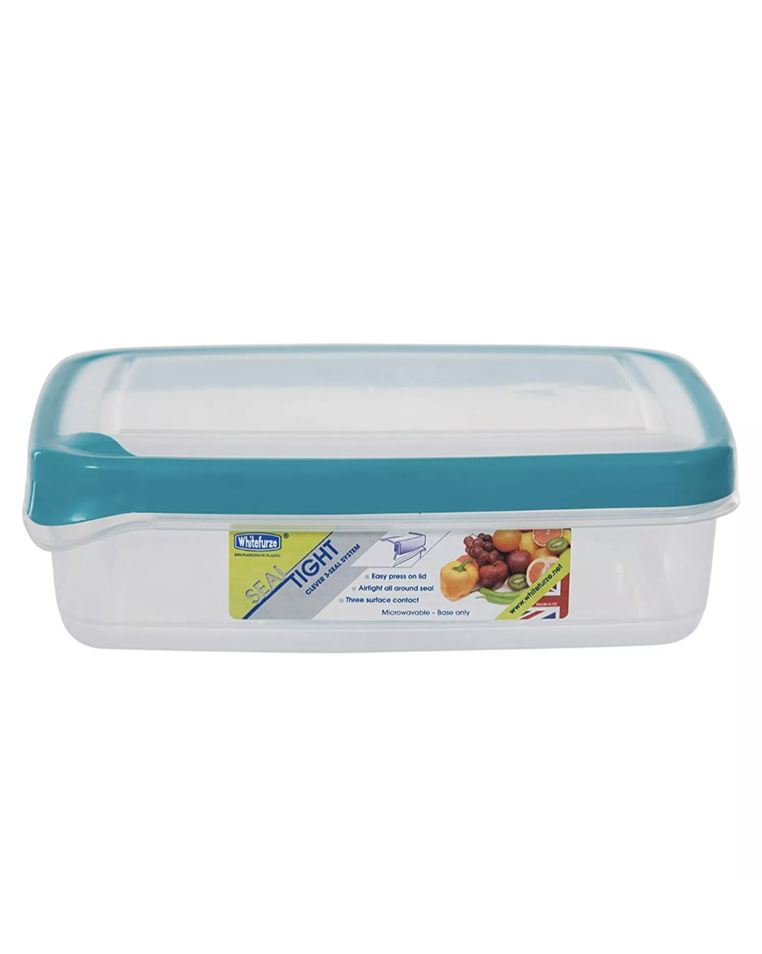Récipient hermétique Whitefurze, ustensiles de cuisine, conservation des aliments 1,3 L – Bleu sarcelle