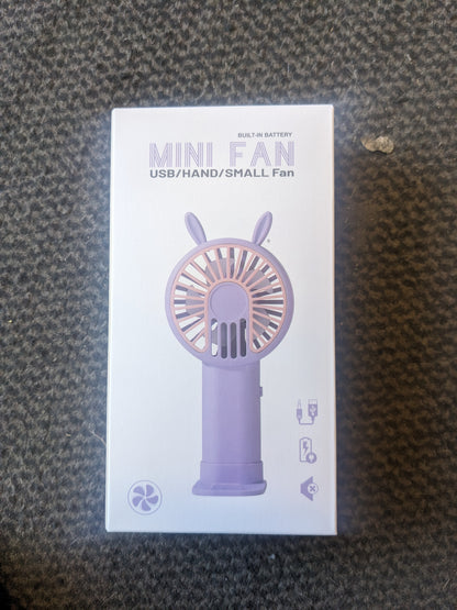 Mini Fan USB Rechargeable Handheld Fan