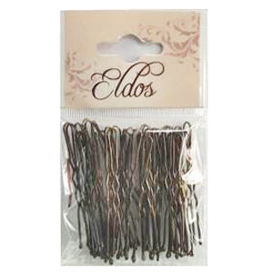 Brown Hairpins Fine 5cm 35 Per bag HMC222