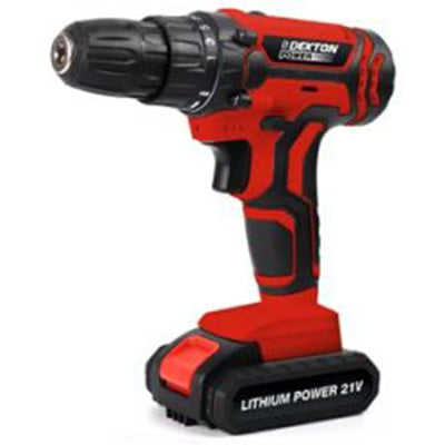DEKTON CORDLESS DRILL 21V KEYLESS LITHIUM LI-ON BATTERY SCREWDRIVER