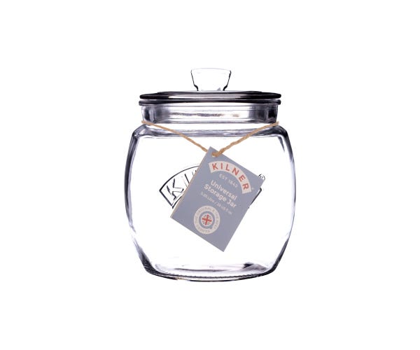 Kilner 0.85L Universal Push Top  Storage Jar