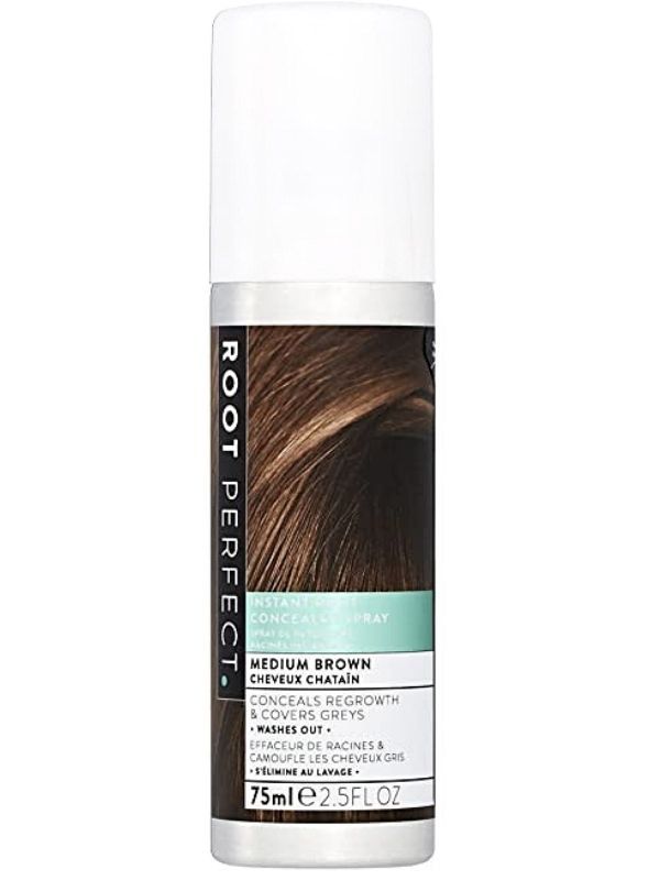 Root Perfect Instant Root Concealer Spray 75ml - Medium Brown