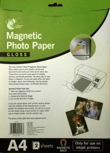Papier photo magnétique brillant