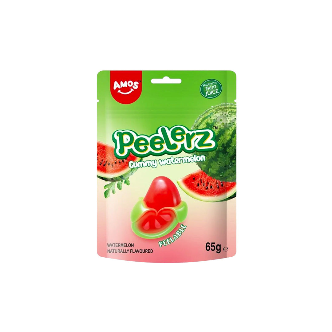 Amos Peelerz Watermelon Flavour Gummy 65g