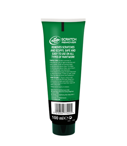 Turtle Wax Scratch Remover Easily Restorers Any Car Paintwork Finish 100ml