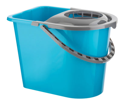 14L Mop Bucket- Blue-Silver