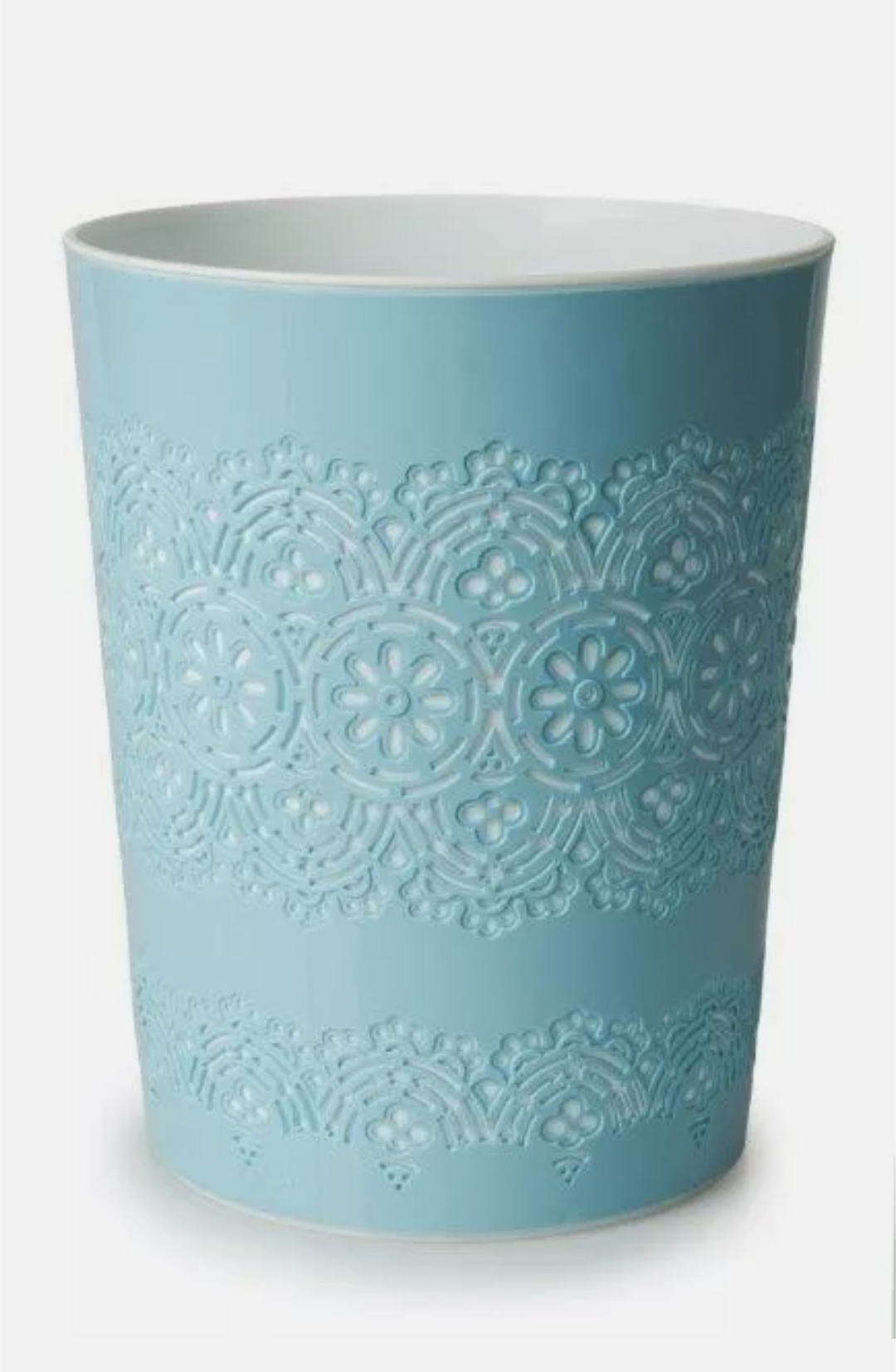 Blue Canyon Flora Waste Bin - Blue