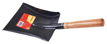 Pelle à main en métal Amtech U1310 avec manche en bois pour ramasser le charbon et les cendres