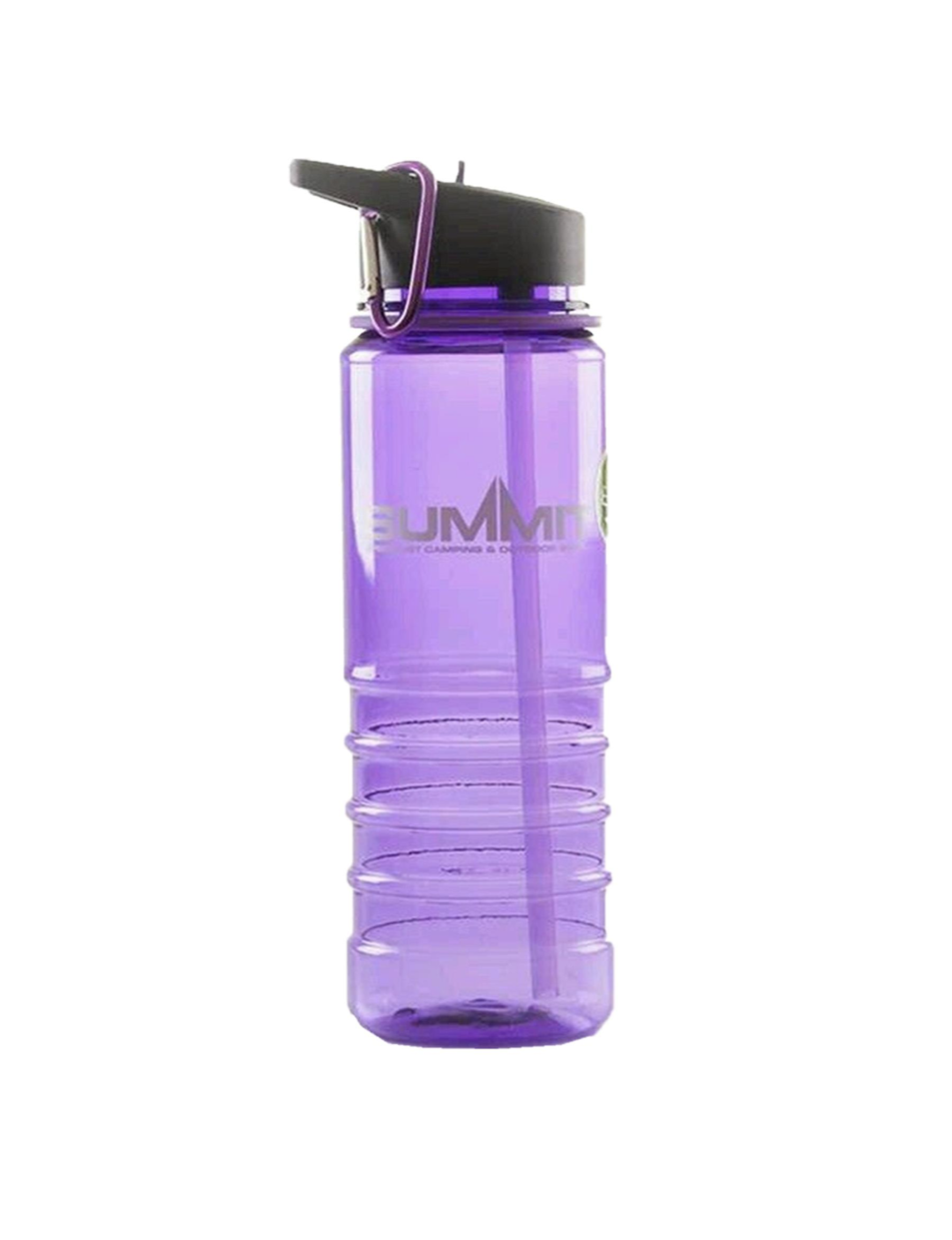 Summit 700ml Water Bottle With Folding Straw & Carabiner