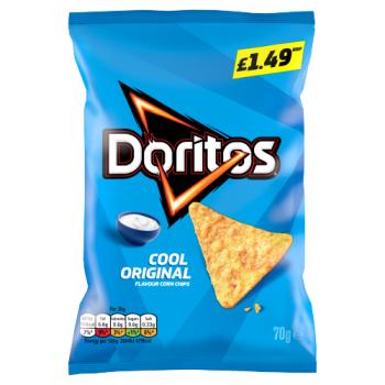Doritos Cool Original Tortilla Chips Crisps 70g