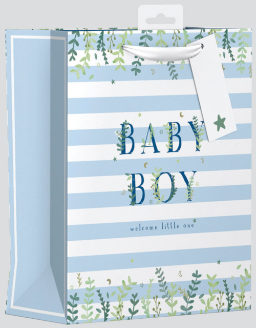 GIFTMAKER BABY BOY LARGE GIFT BAG