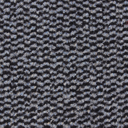 JVL Heavy Duty Barrier Door Mat, 80x140cm, Blue/Black