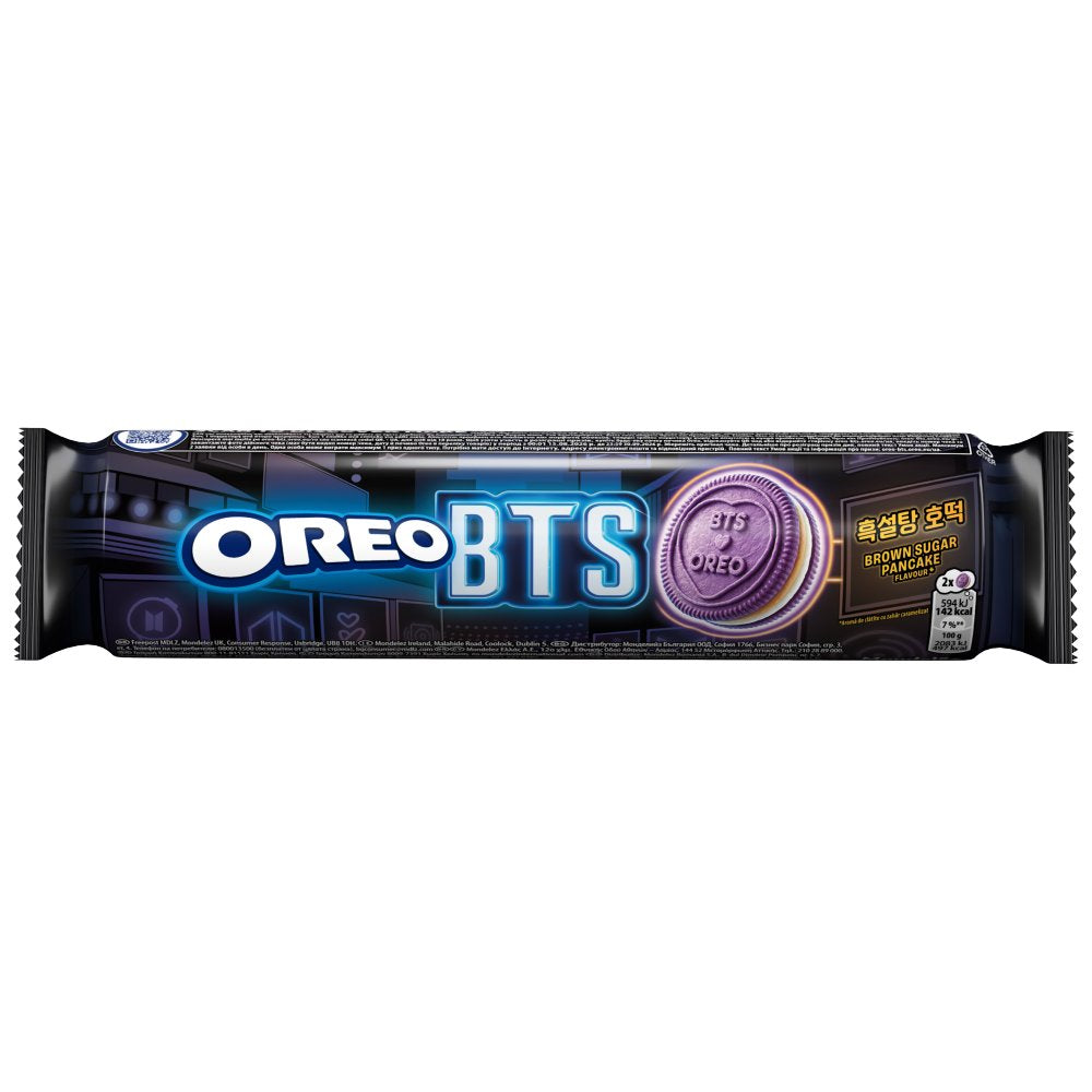 OREO BTS Brown Sugar Pancake Cocoa Sandwich Biscuit Pack 157 g