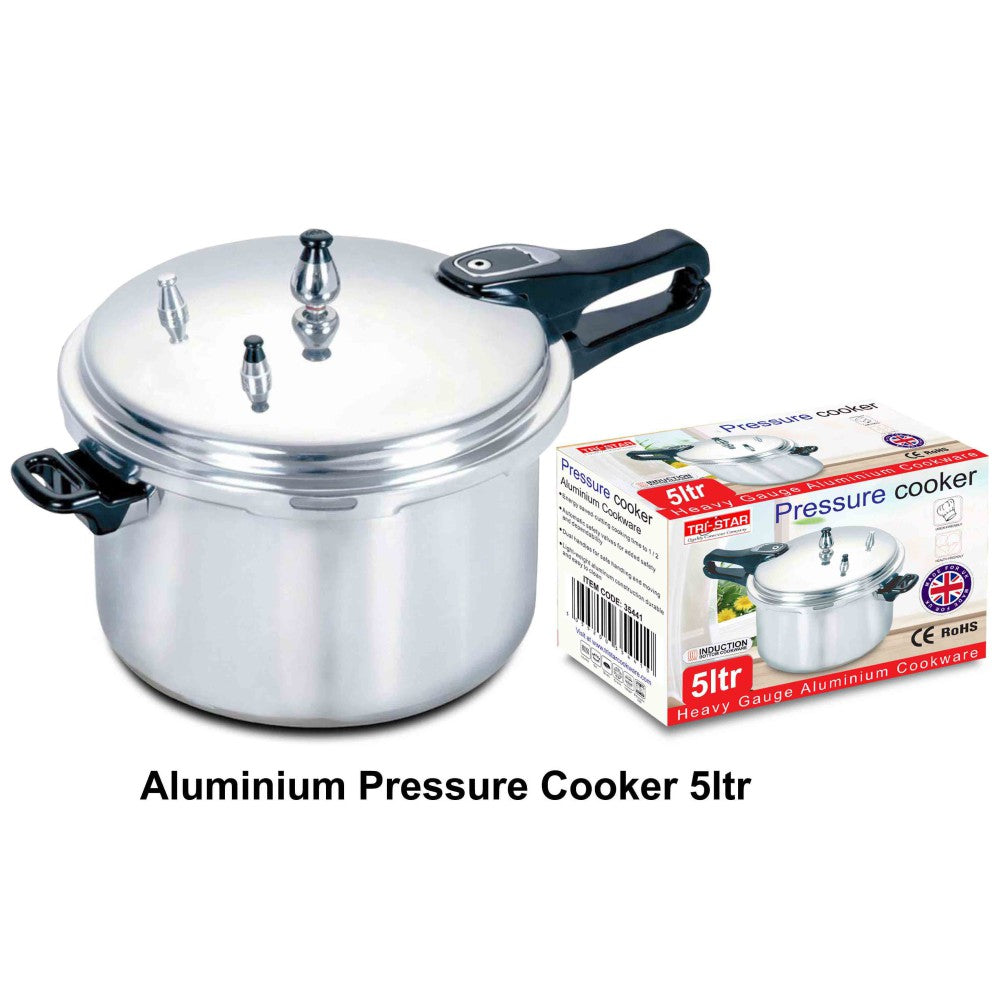 Tristar 5Ltr Aluminium Pressure Cooker  Induction Bottom