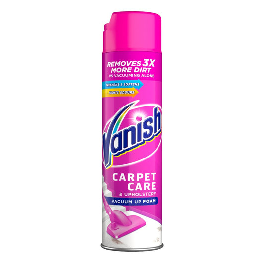 Vanish Oxi Action Mousse Nettoyante Tapis et Moquettes à Aspirer 600 ml