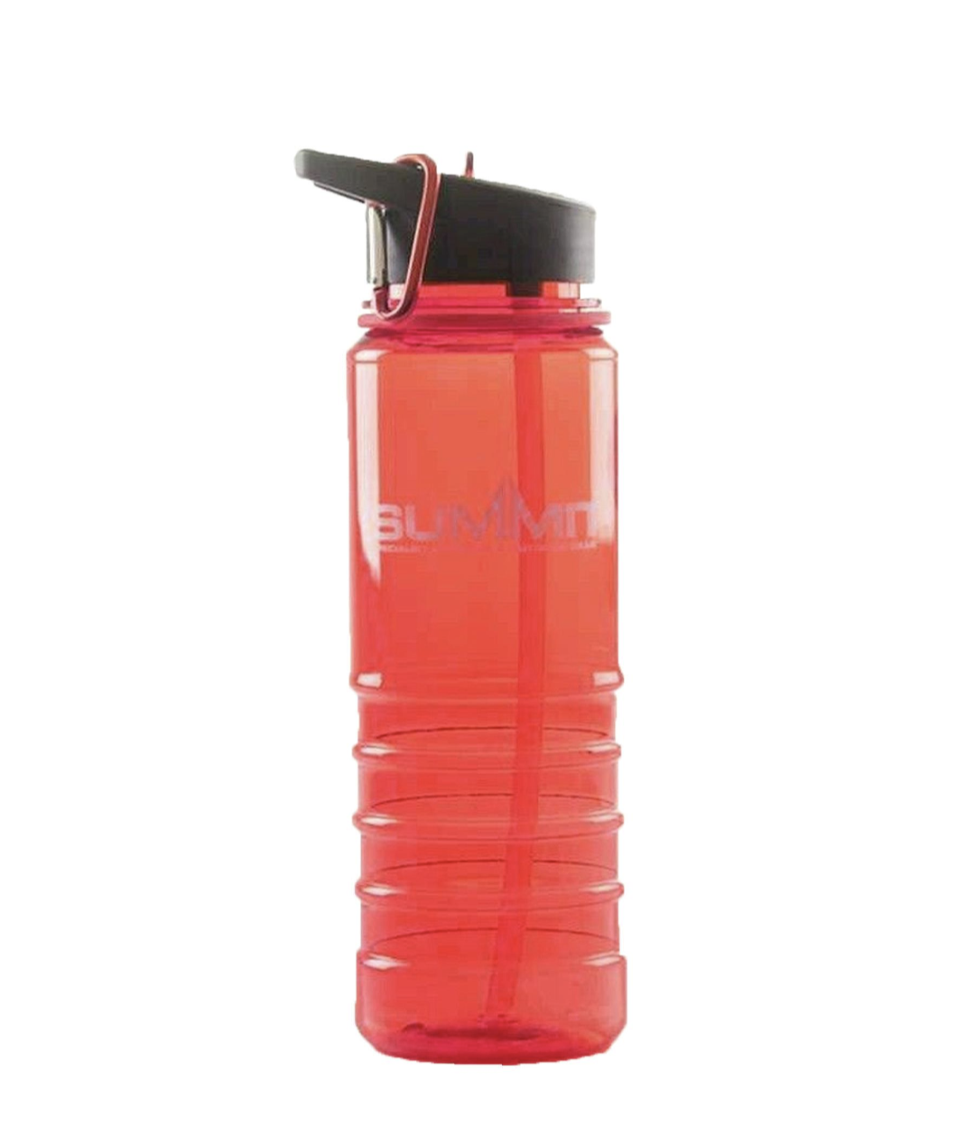 Summit 700ml Water Bottle With Folding Straw & Carabiner